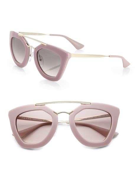 prada round pink sunglasses|Prada sunglasses women pink.